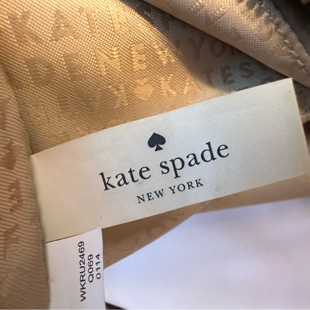 Kate Spade Black Patent Leather Polkadot Tote Bag Bow Detail - Picture 13 of 13